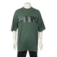 バレンシアガ コットン Tシャツ 23年 S グリーン