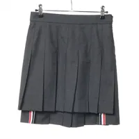 トムブラウン ウール スカート 36 グレー