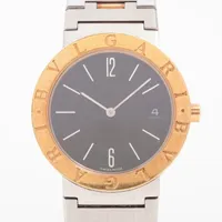 ブルガリ ブルガリブルガリ BB33SGD SS×YG QZ ブラック文字盤