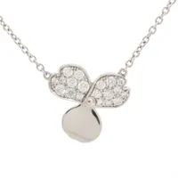 ティファニー ペーパーフラワー ダイヤ Pt950