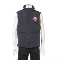 カナダグース GARSON VEST ポリエステル×コットン ダウンベスト M ネイビー