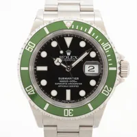 ロレックス サブマリーナーデイト 16610LV SS AT ブラック文字盤