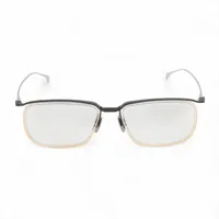 ディータ チタン メガネ シルバー×オレンジ