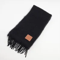 ロエベ アナグラム ウール×カシミヤ マフラー ブルー ABランクの買取