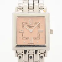 ショパール WG QZ ピンク文字盤