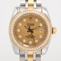 チュードル クラッシックダイヤ 22023 SS×YG AT シャンパン文字盤