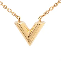 ヴィトン エッセンシャルV M61083 GP ネックレス OB1109 ゴールド