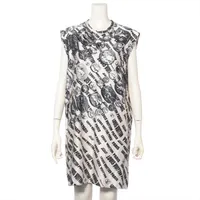 ヴィトン×フォルナセッティ レーヨン ノースリーブワンピース 21AW S ホワイト