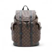 ヴィトン モノグラム マカサー クリストファー MM M43735 ブラウン