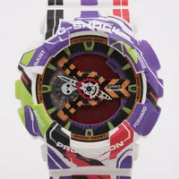 カシオ Gショック GA-110EVA30-7AJR SS×ラバー ソーラー レッド文字盤