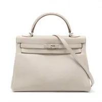 エルメス ケリー32 ルトゥルネ トリヨンクレマンス クレ シルバー金具