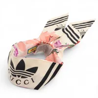 グッチ×アディダス 702950 プラスチック カチューシャ イエロー AB