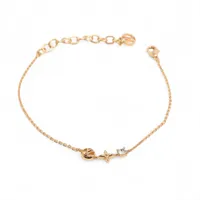 ヴィトン ブラスレプティルイ M00374 GP×ラインストーン ブレスレット LE1215 ゴールド