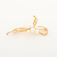 ミキモト パール K18(YG) 約5.0mm～6.0mm