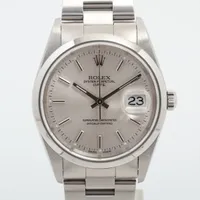 ロレックス オイスターパーペチュアルデイト 15200 SS AT シルバー文字盤