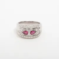 ノンブランド ルビー ダイヤ Pt900