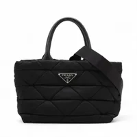 プラダ テスート ナイロン 2WAYハンドバッグ ブラック
