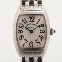 フランクミュラー トノーカーベックス 2252QZ SS QZ シルバー文字盤