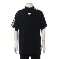 バレンシアガ×アディダス コットン×ポリウレタン Tシャツ 22年 1 ブラック×ホワイト