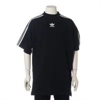 バレンシアガ×アディダス コットン×ポリウレタン Tシャツ 22年 2 ブラック×ホワイト