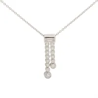 ティファニー ダブル ジャズドロップ ダイヤ Pt950