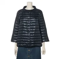 ヘルノ ナイロン ダウンジャケット 42 ネイビー