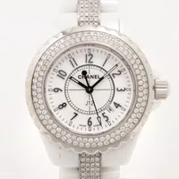 シャネル J12 H1420 CE×SS QZ ホワイト文字盤