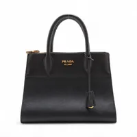 プラダ サフィアーノ トライアング 2ML049 レザー コンパクト