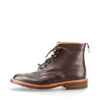 トリッカーズ レザー ショートブーツ 8 1/2 ブラウン