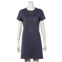 エルメス コットン ワンピース 34 ネイビー