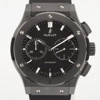 ウブロ クラシックフュージョン ブラックマジック 521.CM.1171.RX CE×ラバー AT ブラック文字盤