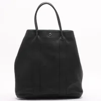 エルメス ガーデンファイルMM ネゴンダ ブラック シルバー金具