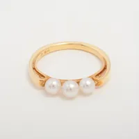 8/美品 ミキモト Pt950 真珠 パール約8.5㎜珠 リング 指輪 ③ MIKIMOTO（ミキモト） 指輪 レディース パール ダイヤモンド リング