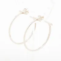 ティファニー Tワイヤー フープ 925 ピアス(両耳用) シルバー