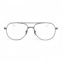 ディータ メタル メガネ ブラック×ゴールド