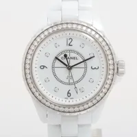 シャネル J12 H3110 CE×SS QZ ホワイト文字盤