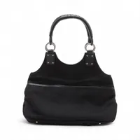 グッチ GGキャンバス キャンバス ショルダーバッグ ブラック