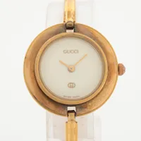 グッチ チェンジベゼル 11/12 GP QZ ホワイト文字盤