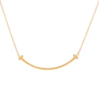 ティファニー Tスマイル スモール 750(YG)