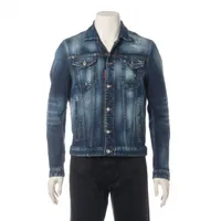 ディースクエアード コットン×ポリエステル デニムジャケット 22AW 46 ブルー