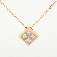 ヴァンドーム青山 ターコイズ クォーツ ピアス K18(YG) ABランクの