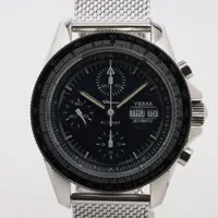 イエマ SS AT ブルー文字盤