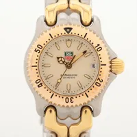 タグホイヤー セル プロフェッショナル200 WG1421-0 SS×GP QZ アイボリー文字盤