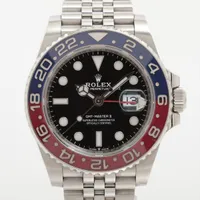 ロレックス GMTマスター Ⅱ 126710BLRO SS AT ブラック文字盤