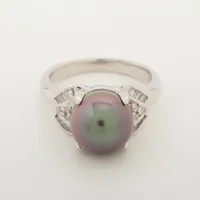 ノンブランド パール ダイヤ Pt900