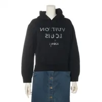 ヴィトン コットン×ナイロン パーカー XS ブラック