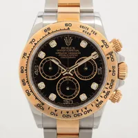 ロレックス コスモグラフデイトナ 116503G SS×YG AT ブラック文字盤