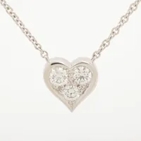 ティファニー センチメンタルハート ダイヤ Pt950