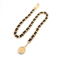 シャネル 31 RUE CAMBON GP×革 チェーンベルト ゴールド