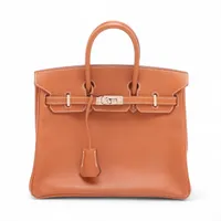 エルメス バーキン25 ルトゥルネ ヴォーエプソン ゴールド シルバー金具